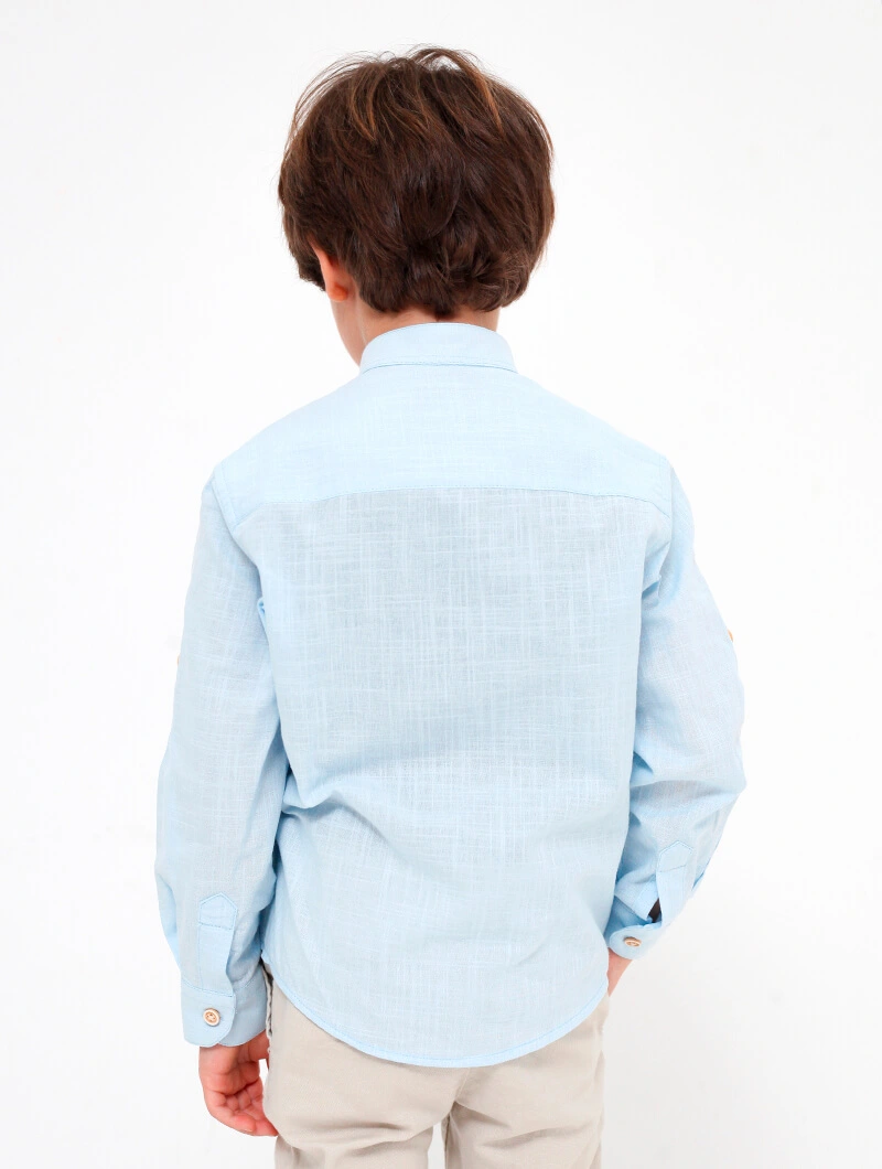 Chemise col Mao garçon